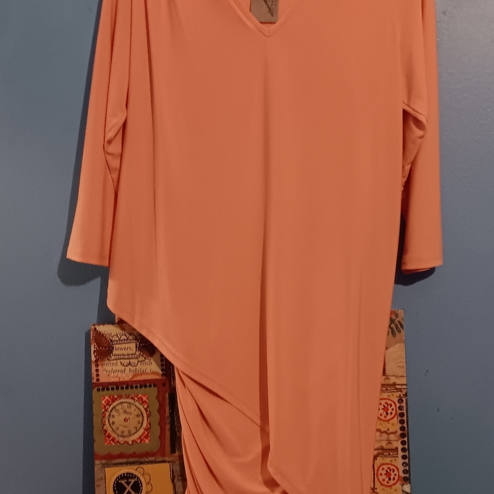 Peach Midi Maxi Dress